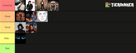 Michael Jackson Albums Tier List Community Rankings Tiermaker