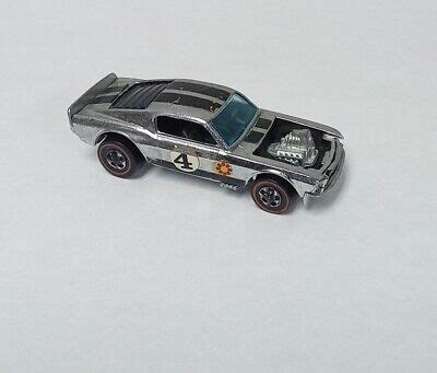 HOT WHEELS REDLINE MUSTANG BOSS HOSS 1969 CAR CHROME 4 US EBay