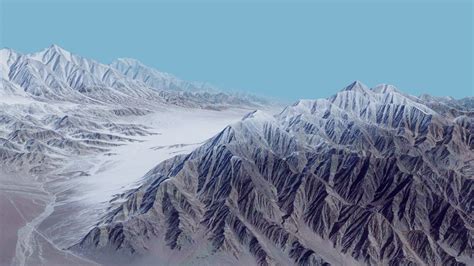 Mountains Landscape Altun Shan 3d Model Cgtrader