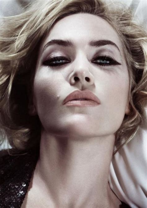 Kate Winslet Editorial Heavy Liner Matte Nude Lips Tarte