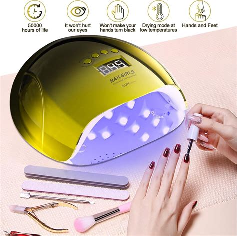 Nailgirls W Uv Led Nail Lamp For Home Salon Professional Gel