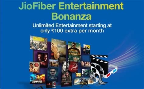 Jiofiber Launches Entertainment Bonanza Add Ons For Entry Level