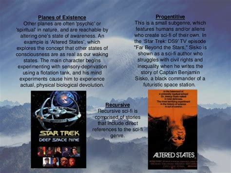 The Sub Genres Of Sci Fi