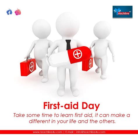 World First Aid Day | First aid pictures, Aids, First aid