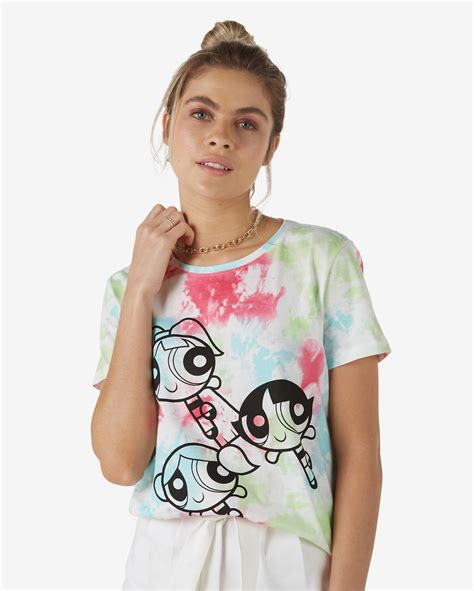 Playera Tie Dye Chicas Superpoderosas Cuidado Con El Perro Atelier