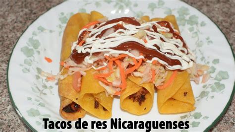 Sustracci N Introducir Pence Receta De Tacos De Pollo Nicaraguense Ego