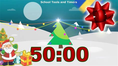 50 Minute Countdown Timer Merry Christmas Falling Gifts YouTube