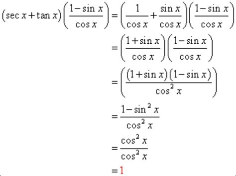 How To Verify Trig Identities Easy Methods