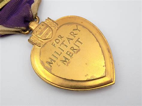 US Navy USMC Purple Heart Medal WWII Era Damn Yankee Militaria Sales