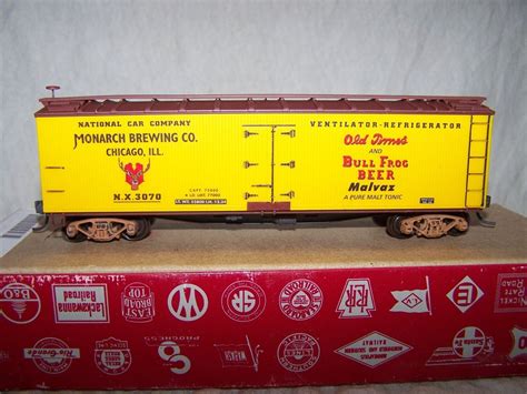 Branchline Ho Wood Reefer Monarch Brewing Rtr Ebay