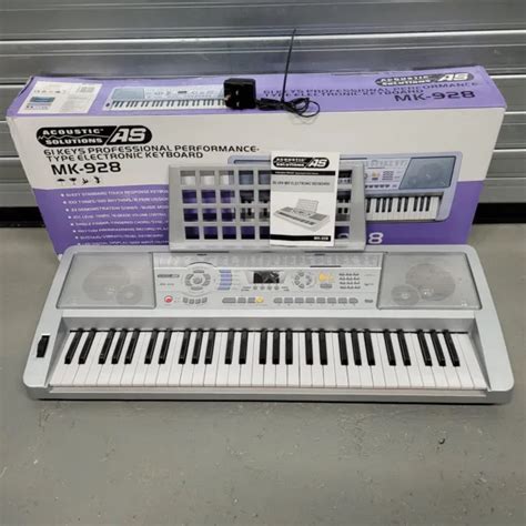 Acoustic Solutions Keys Professional Performance Electronic Keyboard