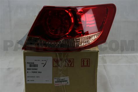 LENS BODY REAR COMBINATION LAMP RH 8155106271 Toyota Parts PartSouq