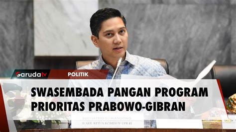 Gerindra Tegaskan Swasembada Pangan Jadi Program Prioritas Prabowo