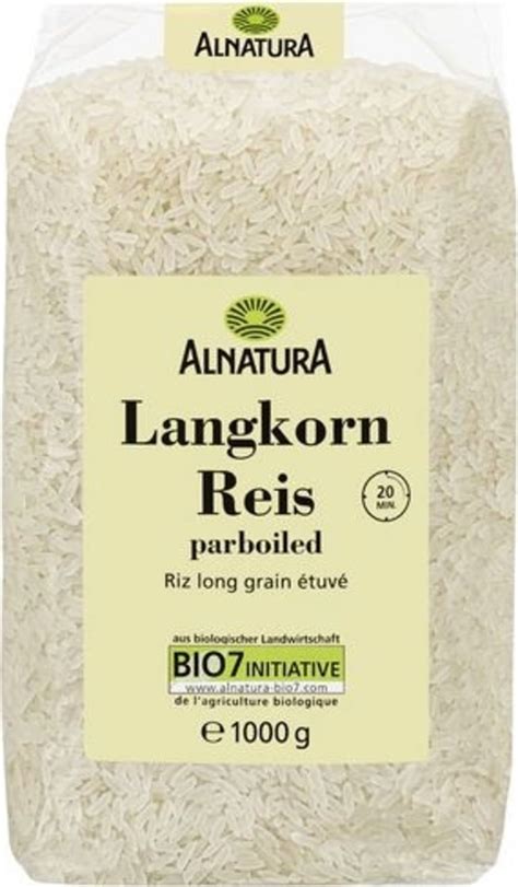 Alnatura Arroz De Grano Largo Bio Vaporizado Kilogramo Piccantino