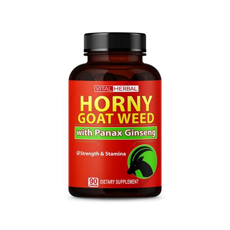 Premium Horny Goat Weed Capsules Equivalent To 7340 Mg Powder