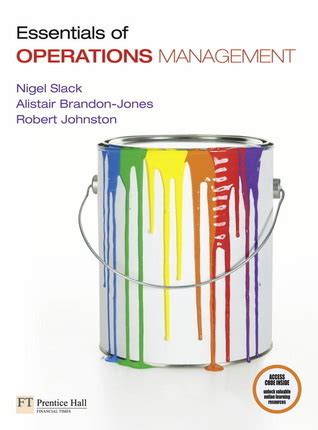 Essentials Of Operations Management By Nigel Slack Goodreads