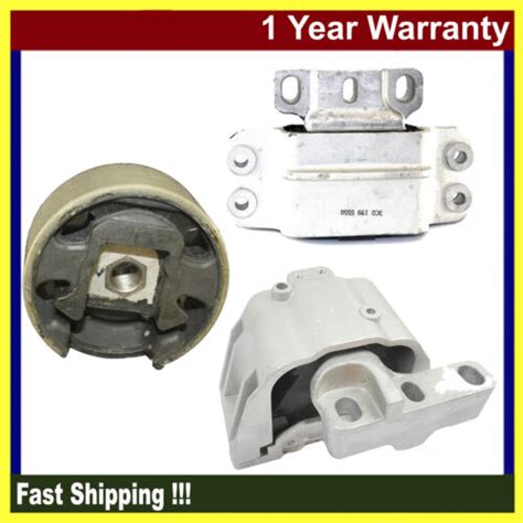 3pcs Engine Motor And Trans Mount For Volkswagen Vw Jetta 19l 6929 6969 6959 2005 Ebay