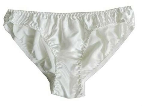 6pcs Womens 100 Silk Bikinis Panties S M L Xl W26 38 White Ebay