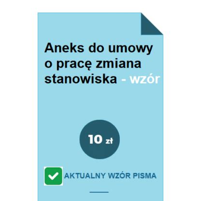 Aneks Do Umowy Sp Ki Cywilnej Zmiana Udzia W Wz R Pobierz