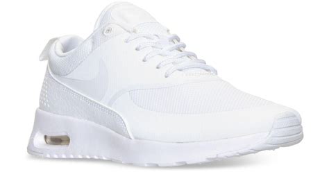 Nike Synthetic Air Max Thea Low-Top Sneakers in White/White-White ...