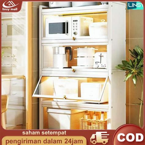 Jual Lin Rak Dapur Rak Oven Microwave Lemari Dapurrak Penyimpanan