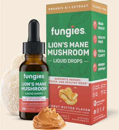 Fungies Lion's Mane Mushroom - Liquid Drops | PricePlow