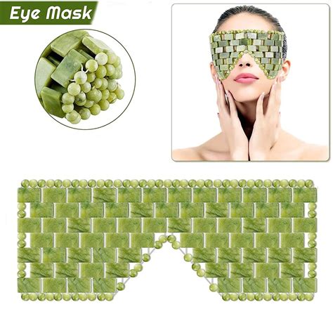 Nat Rliche Jade Auge Maske Auge Massager Schlaf Maske Kalten Therapie