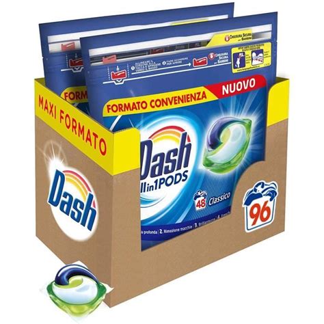 All In 1 Pods Lessive En Capsules 96 Lavages 2 X 48 Classique