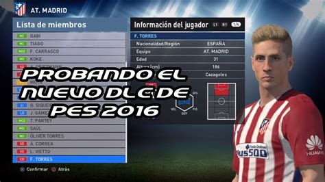 Probando Nuevo DLC PES 2016 YouTube