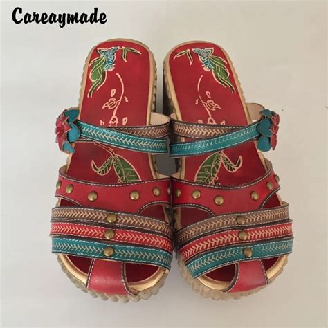 Careaymade Zapatos De Piel De Vaca Hechos A Mano Para Mujer Calzado