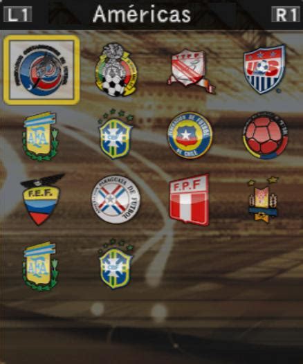 Editores de PES6 Escudos das Seleções em HD PES6