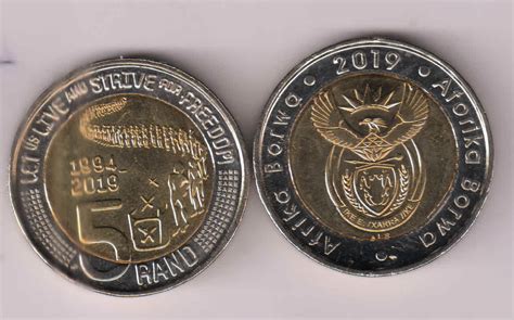 South Africa 2 Rand Bimetal Unc Coin KB Coins Currencies