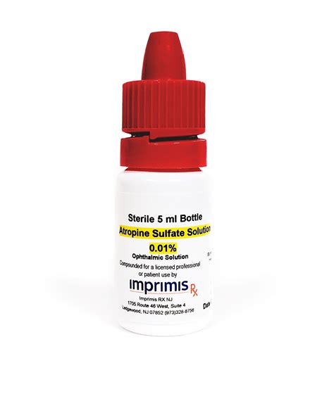 Atropine Sulfate 5mL ImprimisRx