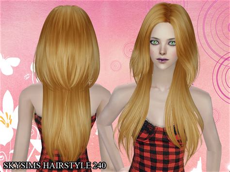 The Sims Resource Skysims Hair 240