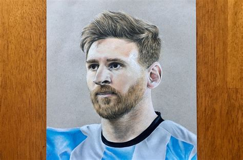 Lionel Messi Pencil Drawing