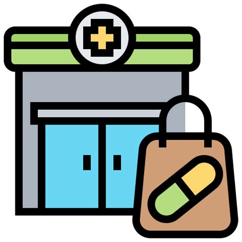 Drugstore Meticulous Lineal Color Icon