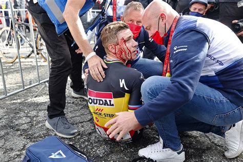 Remco Evenepoel S Post Stage Crash Highlights Safety Issues At Vuelta A