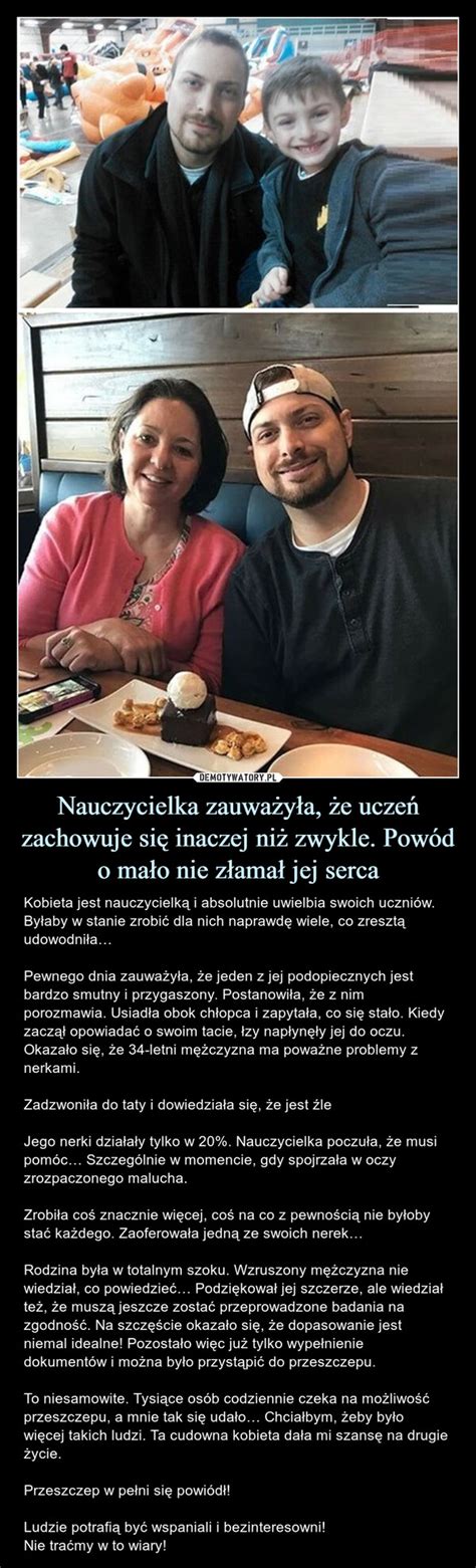 Nauczycielka Zauwa Y A E Ucze Zachowuje Si Inaczej Ni Zwykle