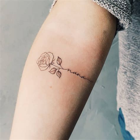 Fine Line Tattoos On Instagram A Simple Rose Artists Various