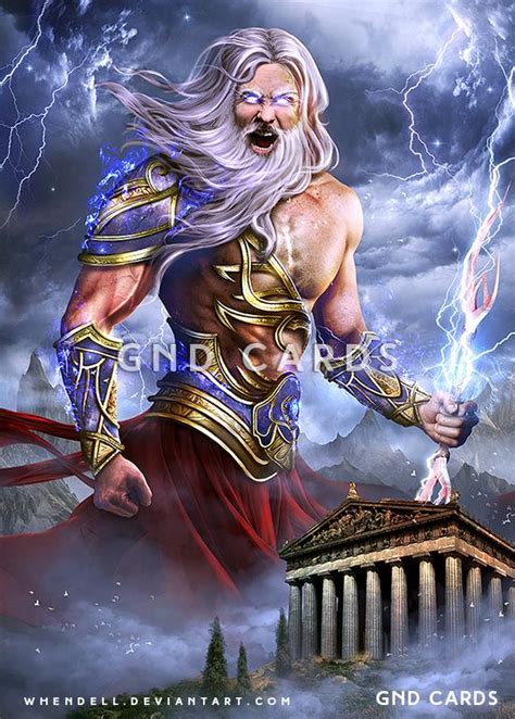 Zeus King Of Gods By Whendell On DeviantArt Greek Mythology Tattoos