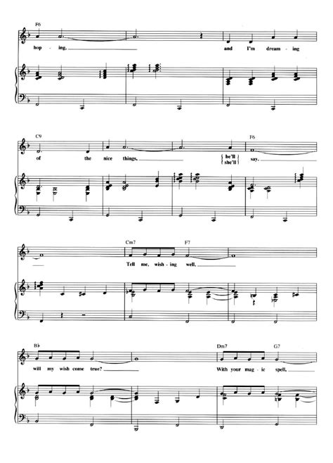 I'M WISHING Piano Sheet music | Easy Sheet Music