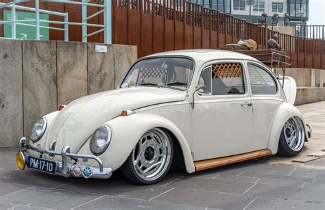 Retro Customized Volkswagen Beetle From 1966 At The Aircooled Classic Car Show Editorial Stock