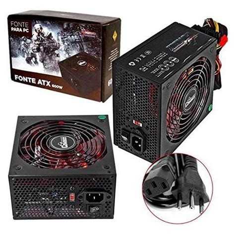 Fonte Para Pc Cowboy Gamer Atx W Ultra Silenciosa Kp Fonte De