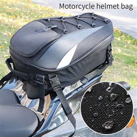 Motorcycle Tail Bag Multifunction Motorcycle Back Seat Bag Racing