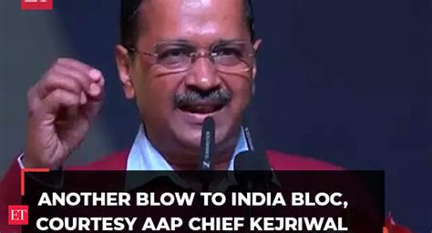 Lok Sabha Elections 2024 Another Blow To India Bloc Kejriwal Declares