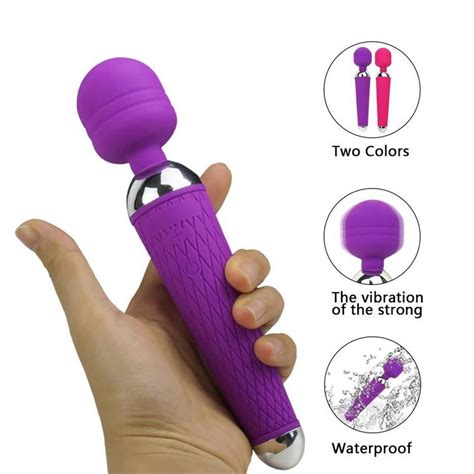 VIBRADOR MASAJEADOR WAND RECARGABLE 8 FUNCIONES Buenos Aires Sex Shop