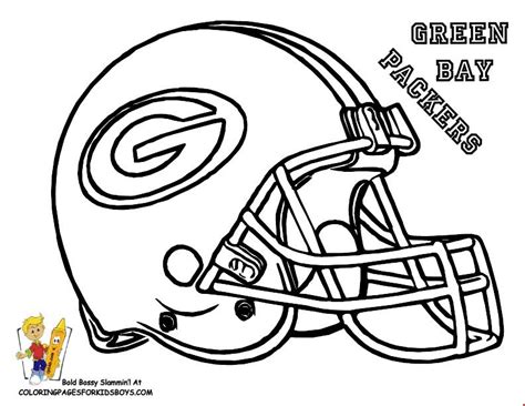 Green Bay Packers Coloring Page