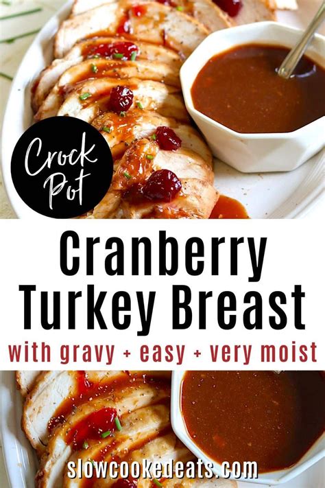 Slow Cooker Boneless Turkey Breast With Cranberry Sauce Artofit