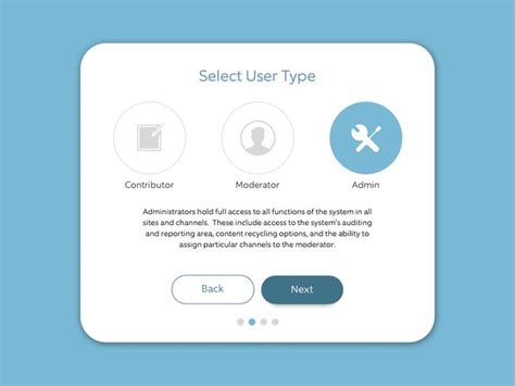 Dailyui Select User Type Mobile App Design Inspiration Web