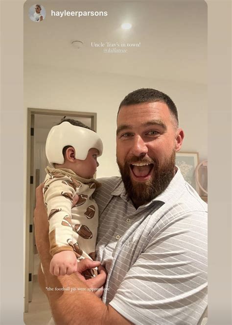 Travis Kelce Shares Cute Moment With Chandler Parsons Baby After